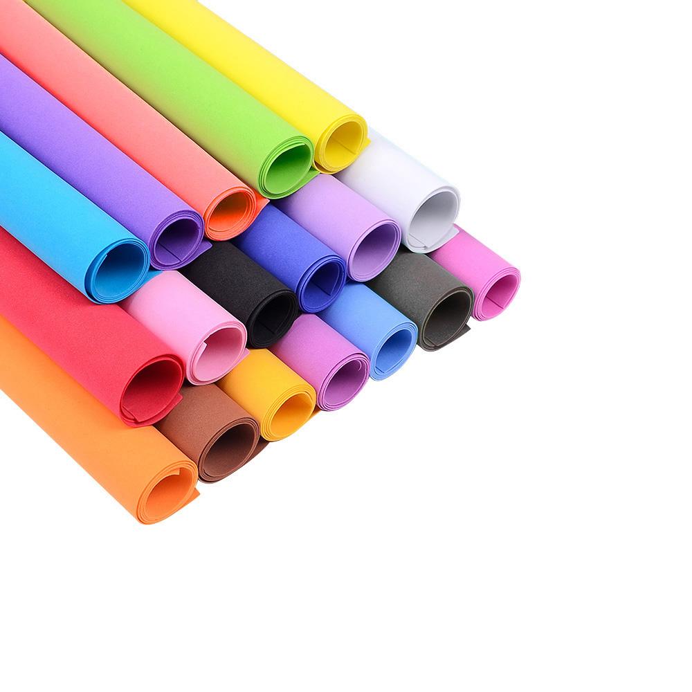 Thickness 1mm EVA Foam Paper Handmade Foam Sheets Sponge Paper DIY Handcraft Materials Multicolour Flower Prop Party Christmas