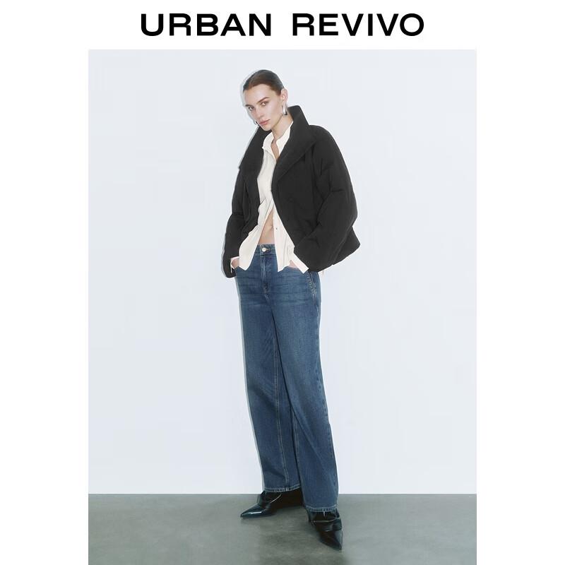 UR Women's Elegant Raglan Sleeve Stand Collar Down Jacket