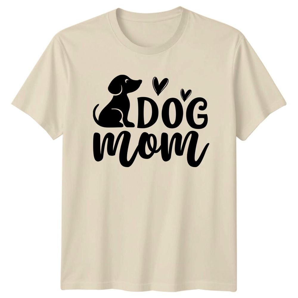 Dog Mom Love Heart TShirt Funny Dog Owner Tee