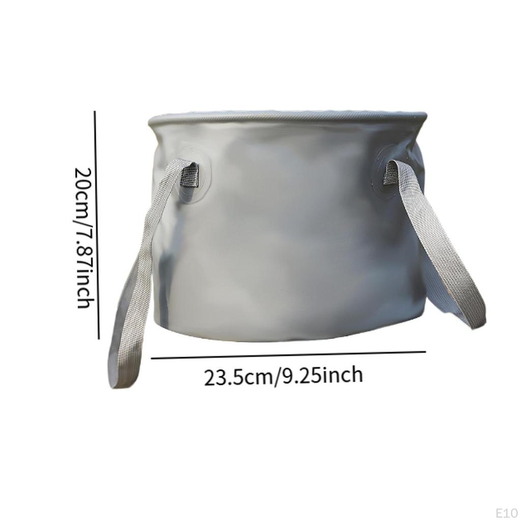 Collapsible Bucket Container Portable Multipurpose Lightweight Wash Basin Basket for Boating Fishing