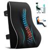 Ergonomic Memory Foam Lumbar Support Cushion for Office Chair, Car, and Wheelchair.