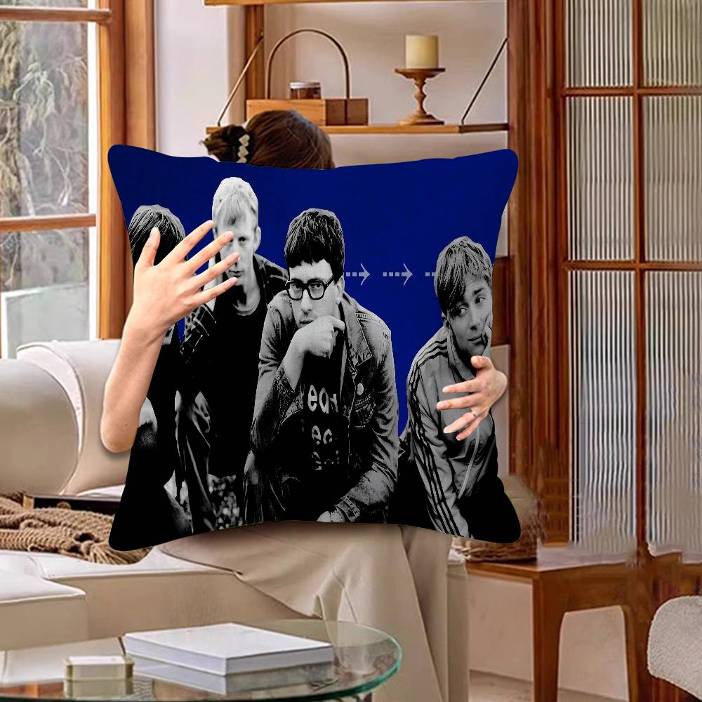 Band Musik Rapper B-Blur Vintage Pillow Gift Home Office Decoration Pillow Bedroom Sofa Car Cushion CoverPillow Case