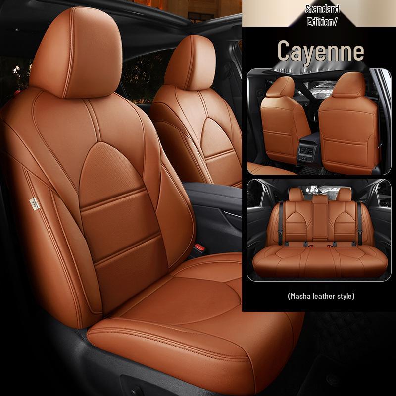 Universal Genuine Leather All-Season Car Seat Cover for Five-Seat Models
