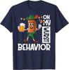 Funny German Oktoberfest On My Wurst Behavior T-Shirt