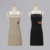 Home Canvas Apron Custom Catering Milk Tea Shop Flower Shop Supermarket Cake Shop Special Work Clothes