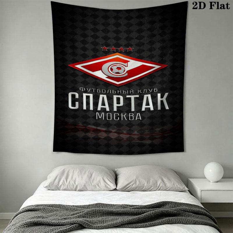 Spartak Moscow Zeal Wall Hanging Printed Fabric Blanket Decorative Tapestries for Bedroom Living Room Home Decor