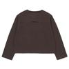 BlueTail Brown Embroidered SweaT T shirT aaa2Ts09bn