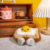 Fried Egg Cute Toast Cartoon Food Plush Toy Doll For Gifts And Room Decoration