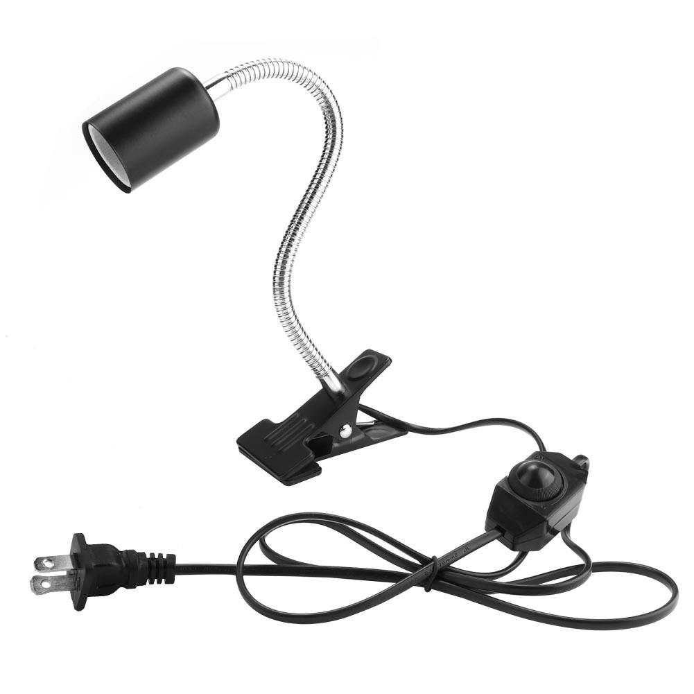 UVA+UVB Reptile Heat Lamp Holder 25/50/75W Full Spectrum Tortoise Light Blub