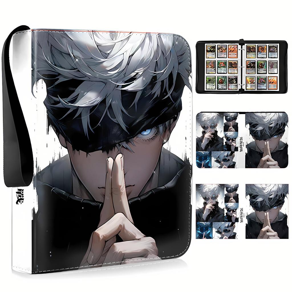 400PCS/900PCS Anime Cartoon Spell Battle Large Capacity Tiger Staff Yuren Gojo Gojo Card Storage Book Children's Festival Gift