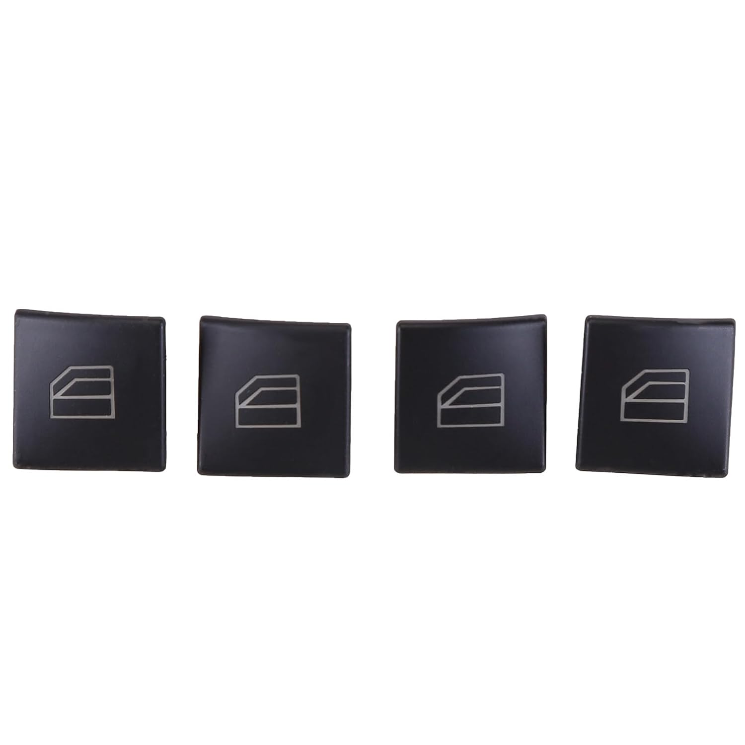 

4PCS Window Control Button Cover for Mercedes Benz E-Class W204 W166 X156 W156 A2049055402 - Front Left and Right Switch Trim, Power Console Cover