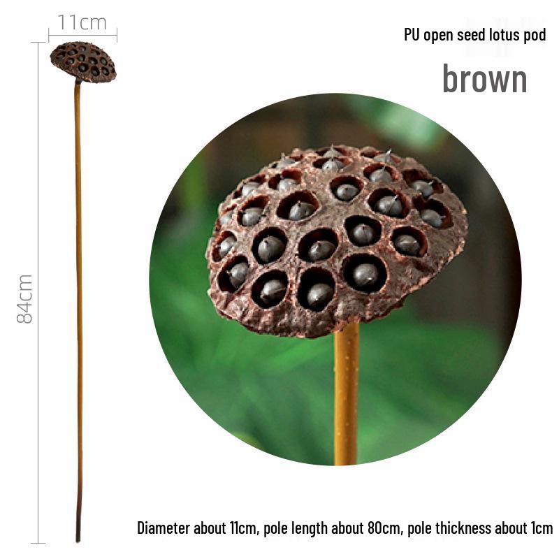 Duży sztuczny kwiat lotosu i liść do dekoracji stawu i jako rekwizyty do tańca, zielona łodyga