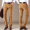Pantaloni Casual da Uomo in Velluto a Coste Spesso a 6 Colori Inverno Nuovo Stile Moda Business Elasticizzati Vestibilità Regolare Pantaloni Abbigliamento Marca Maschile