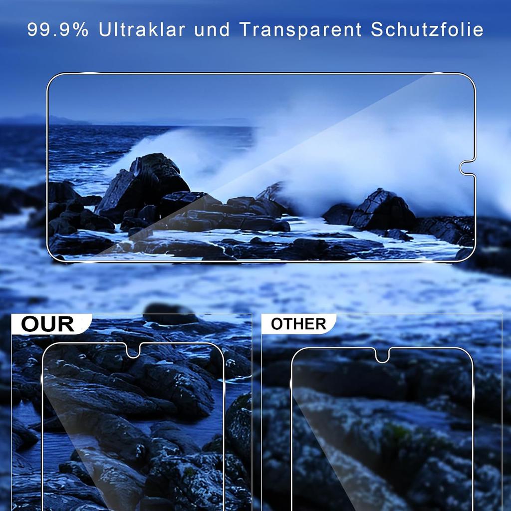 6 PEÇAS [3+3] Vidro Temperado Cola Total Vidro Temperado+ Película para Lente da Câmera Para Redmi A5 Protetor de Tela Para Xiaomi Redmi A5 HD Película Protetora para Lente de Telefone