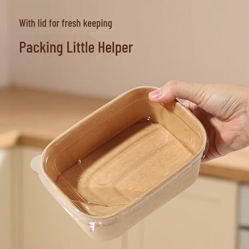 Microwaveable Square Takeaway Lunch Box