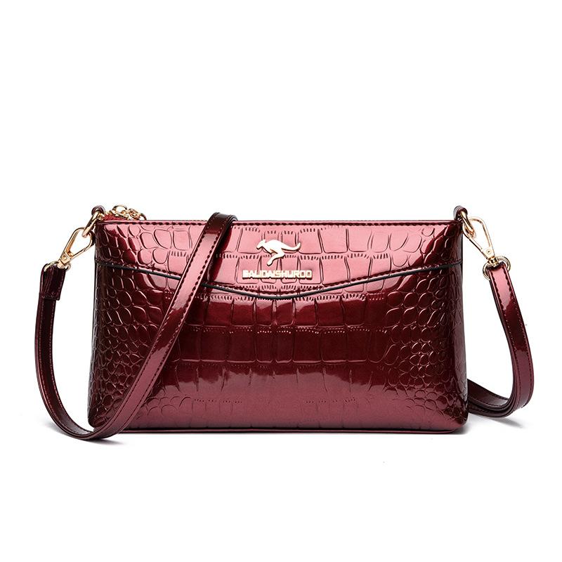 Crocodile Pattern Large Capacity Luxury High Quality Soft Durable Fashion Exquisite Lightweight Commuting Outdoor Crossbody Bag Shoulder Bag