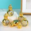 10Ml Portable Essential Oil Roller Bottle Gold Crown Shape Perfume Bottles