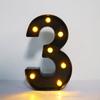 LED Marquee Number Light Lighted Wall Anniversary Outdoor Home Party Cafe