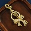 Style Silver Butterfly Pendant Bag Charm With Colorful Zircon And Charm Keychain For Summer Accessories