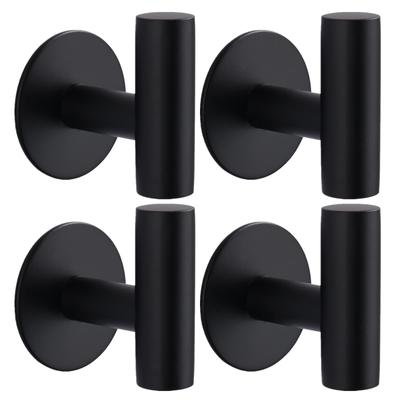 2/4pc Pack Stainless Steel Robe Towel Hooks Rustproof Coat Handbag Hanger for Home Bathroom Kitchen Storage Hardware Accessories