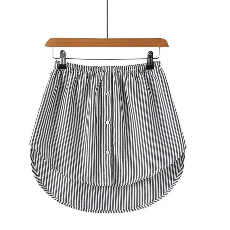 Fashion Women Adjustable Faux Top Mini Skirts Shirt Blouse Extender Layering Clothing Accessories