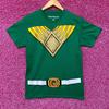 Power Rangers Zelený Dračí Síla Ranger Brnění Kostým Tričko Malé