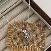 Blue Star Necklace, Light Luxury, Super Immortal Pentagram Collarbone Chain, Korean Version, New Popular Necklace