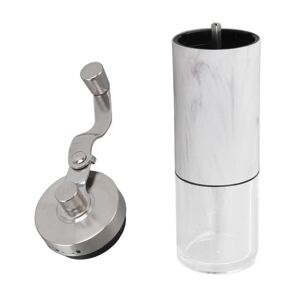 Portable Hand Coffee Bean Grinder Mini Burr Grinder with Adjustable Settings for Drip Coffee Rock Grain Style