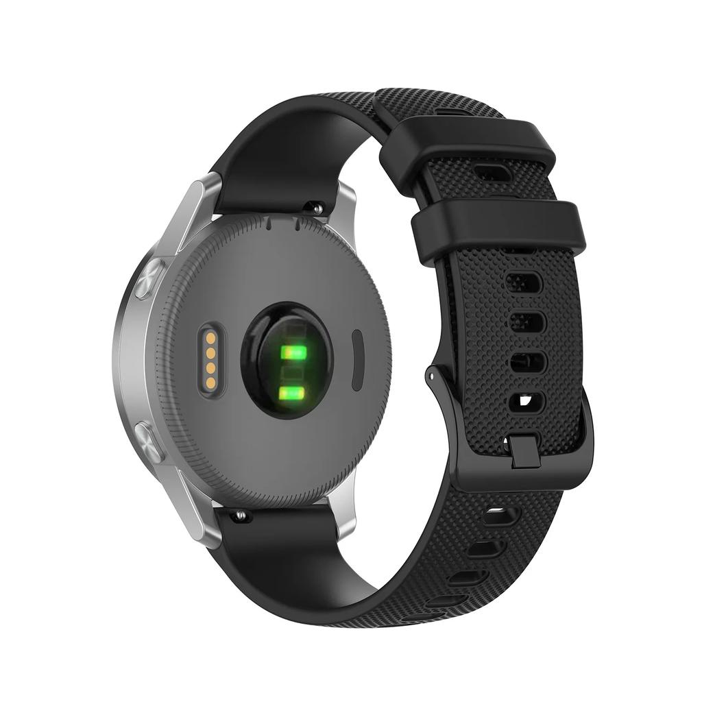 20mm 22mm Official Silicone Strap For Garmin Forerunner 165 55 265 965 570 970 Bracelet Wristband Garmin Active 5-6/Venu 4/3/2