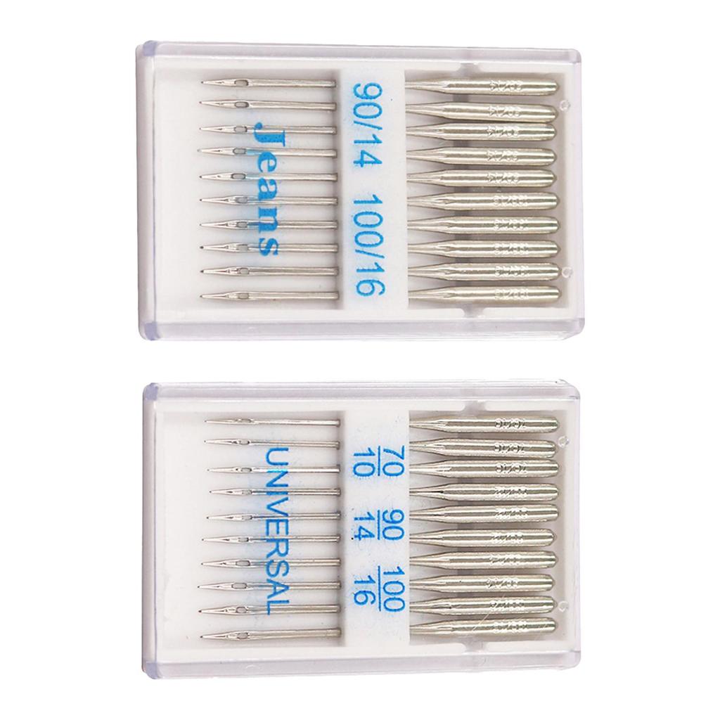 20Pcs Sewing Machine Pins Universal Metal Standard Pins Replacement Part for Wide Range of Fabrics, Thick Cloth, Jeans, Chiffon