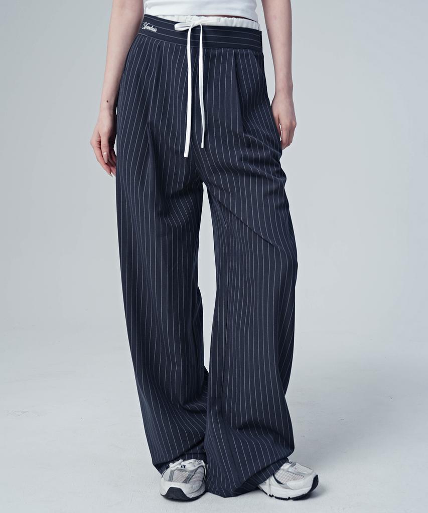 AVANDRESS Velo Sagging Stripe Slacks_3 Colors