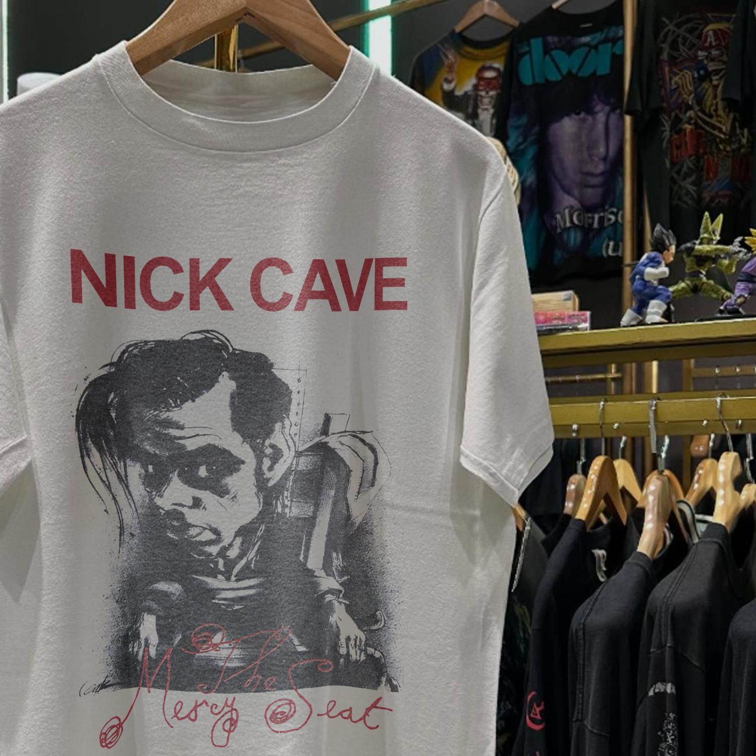 1988 Nick Cave The Mercy Seat Promo T-Shirt White XXL 3XL