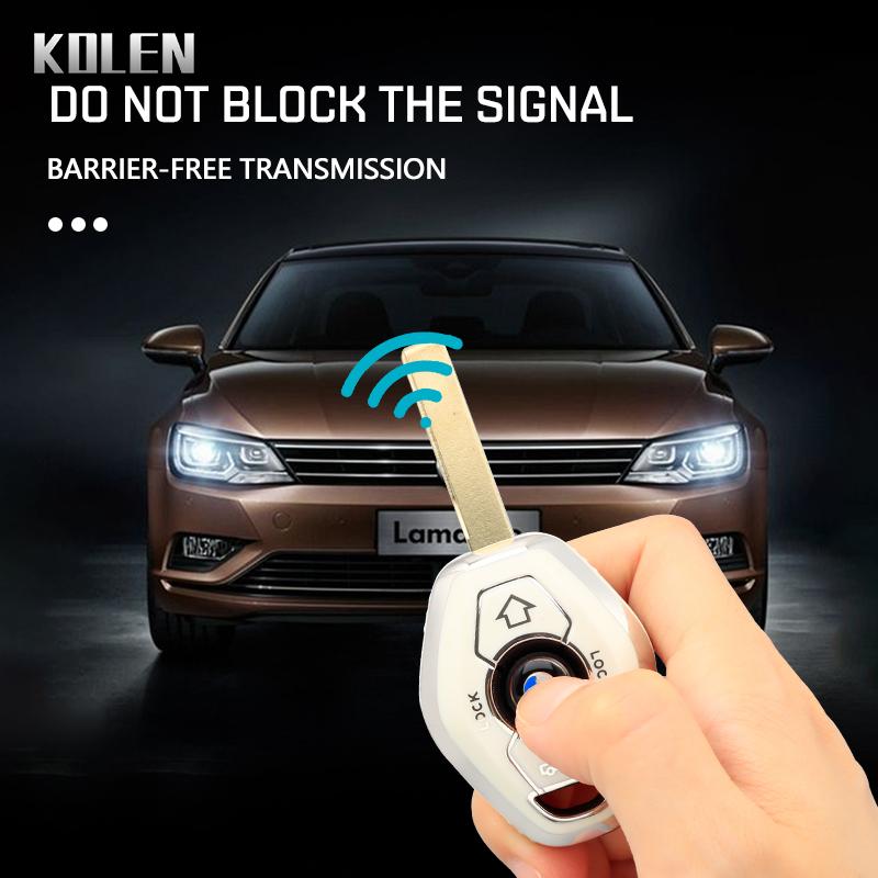 Fashion Tpu Auto Key Fob Cover Case Housing Fit For Bmw Ews X3 X5 Z3 Z4 1 3 5 7 Series E38 E39 E46 3 Buttons Protected Remote Bag Auto Accessories