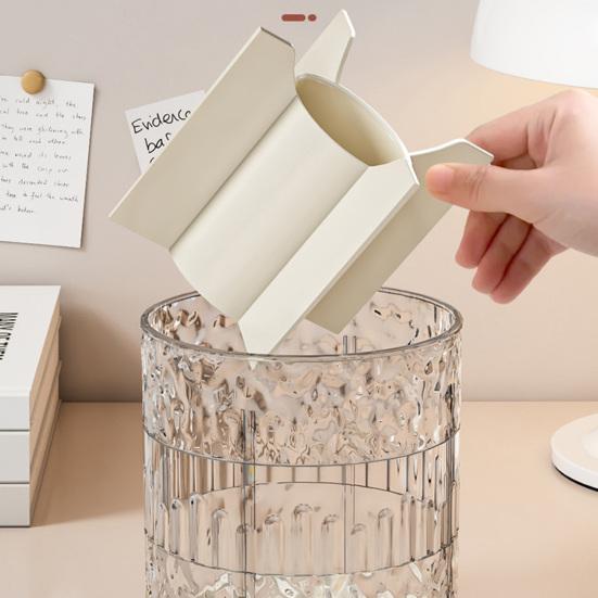 Pen Holder Removable 360-Degree Rotary Design Large Capacity Makeup Brush Container Spinning Pen Stand