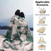 Ariana Grande Poses Blanket Soft Throw Blanket For Home Bedroom Bed Sofa Travel Office Solid Christmas Blanket