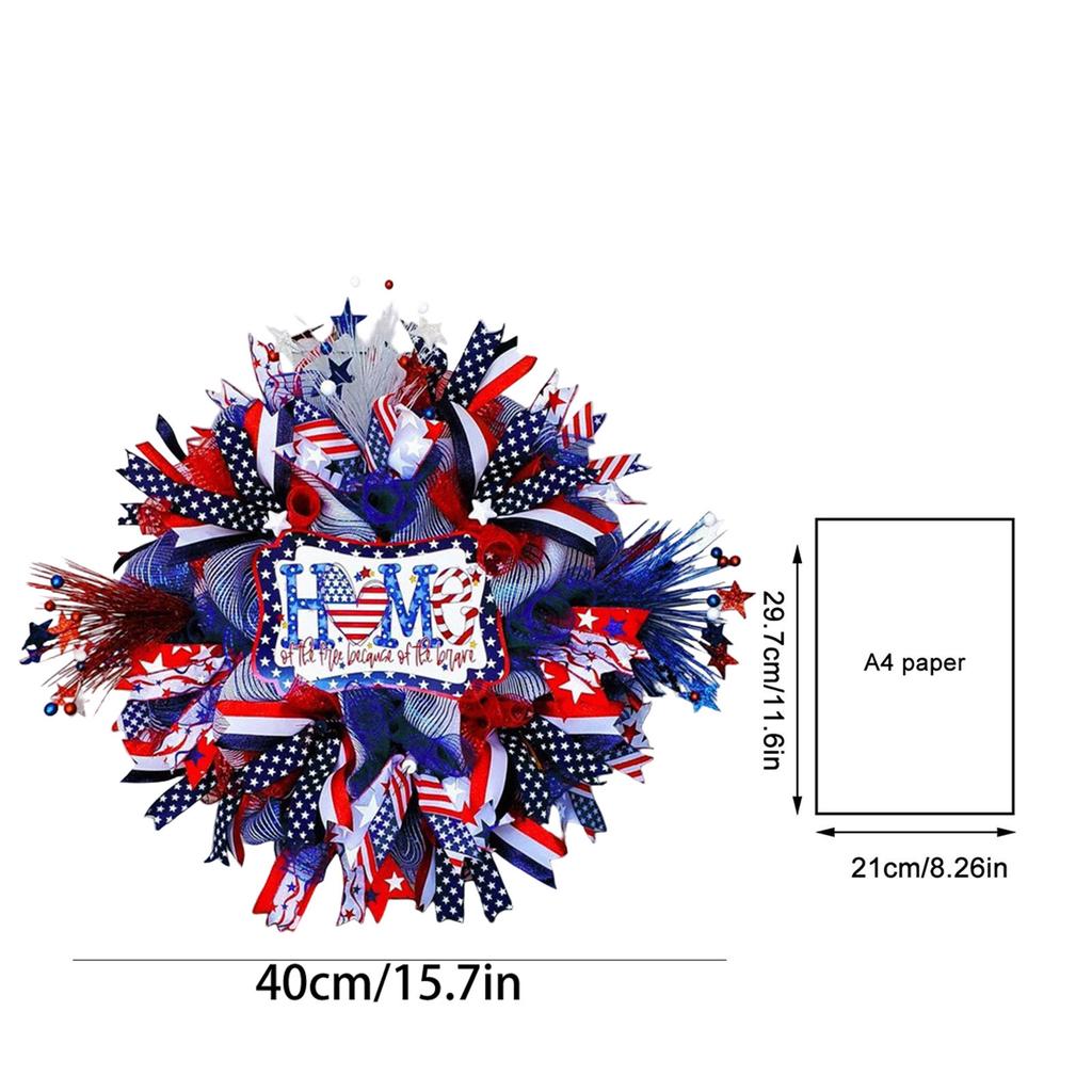3D Unabhängigkeitstag Flaggen Girlande Heim Frontdekoration Türhänger Girlande Anhänger
