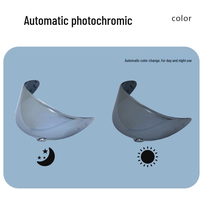 Photochromic UV Protection Anti-Fog Helmet Visor for Z7/X14 – Wind, Snow & Sun Proof