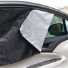 4 parasoles magnéticos para coche, cortinas de doble cara para parabrisas y ventanilla.