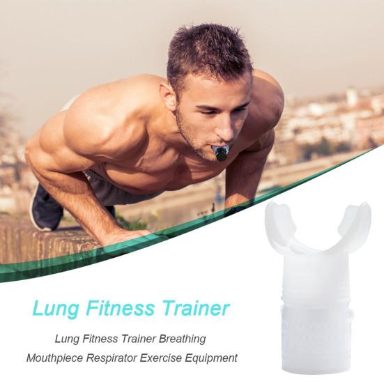 Portable Breathing Trainer with Lanyard Adjustable Resistance Men Women Oral Muscles