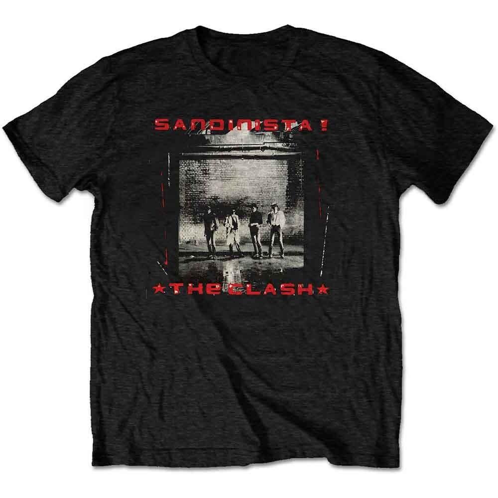 The Clash  Sandinista  Black T shirt - NEW Unisex T-Shirt L