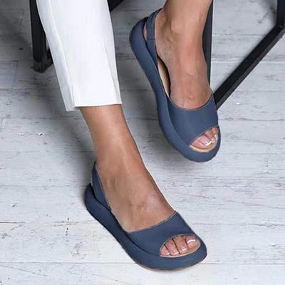 Foreign Trade Shoes Women's 2025 New 2025WISH Hot-selling Manufacturers Spot Fashion Flat Sandals Large Size Women's Slippers
