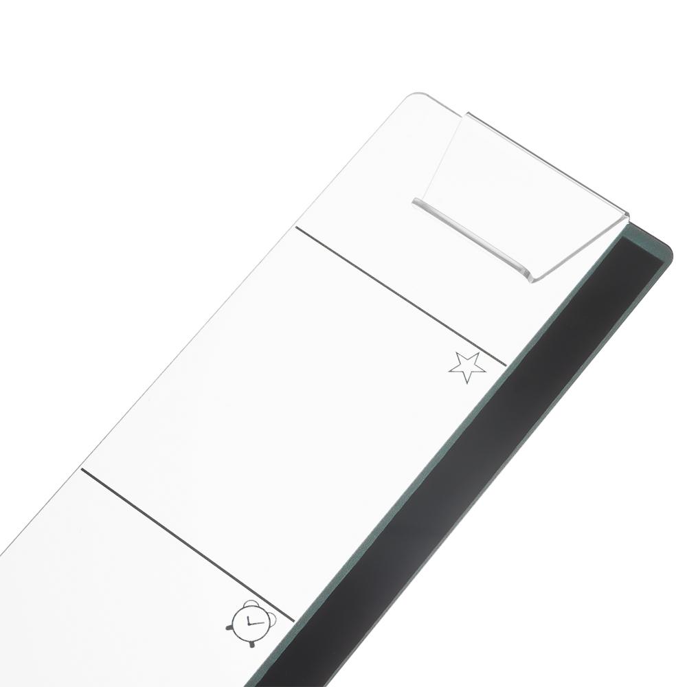 Gift Transparent Name Card Box Monitor Display Desktop Organization Memo Clamp Screen Message Board