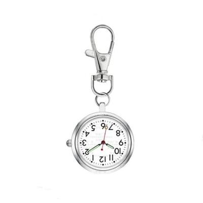Krankenschwester-Uhr, Taschenuhr, Umgekehrte Uhr, Schlüsselanhänger, Leuchtend, Analoges Zifferblatt, Niedlich, Stilvoll, Unisex, Einfaches Design, Empfohlen von Krankenschwestern und Kinderbetreuern