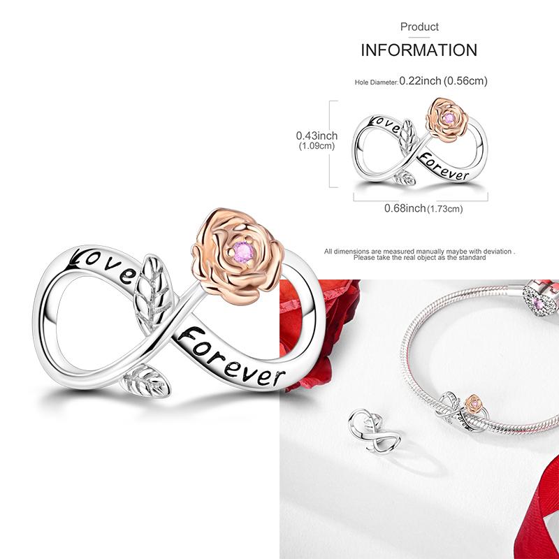 Copper Boy Girl Couple Lovers Beads Charms Zirconium Dangle Fit Original Bracelet Charms Jewelry Women Diy