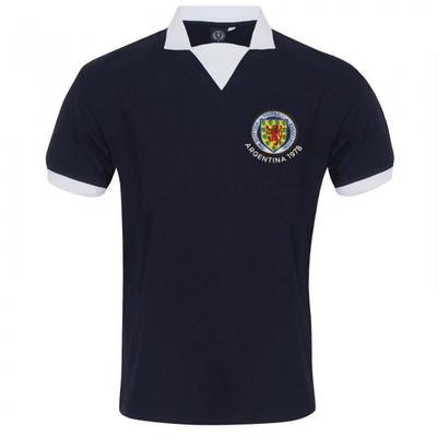Scottish FA Herren 1978 Retro Poloshirt