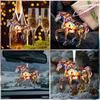 Pferd Acryl Sonnenfänger Buntes Pferd Weihnachtsbaumschmuck Reitergeschenke Frauen für Pferdeliebhaber