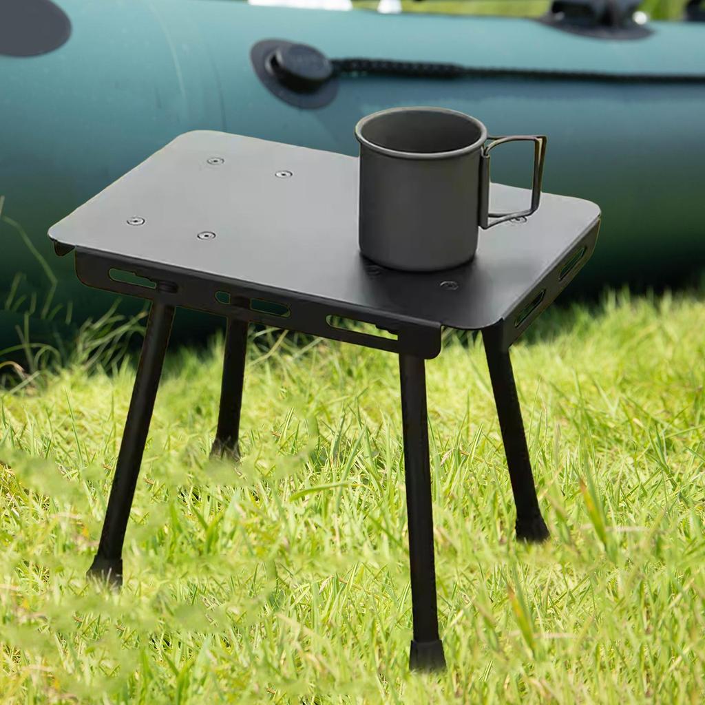 4Pcs Camping Table Brackets Portable Stool Legs Removable Stable DIY Folding Table Legs Parts for BBQ Picnic Longboard Hiking
