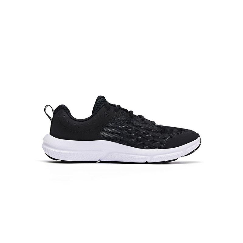 Under Armour Fabric Comfortable Mesh Running Shoes Kids Sneakers Black 3026185