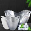 Plastic Cooler Chilling Storage Holder Beverage Chiller Bin Food Grade Leakproof Ice Beer Bucket for Cocktail Bar Home