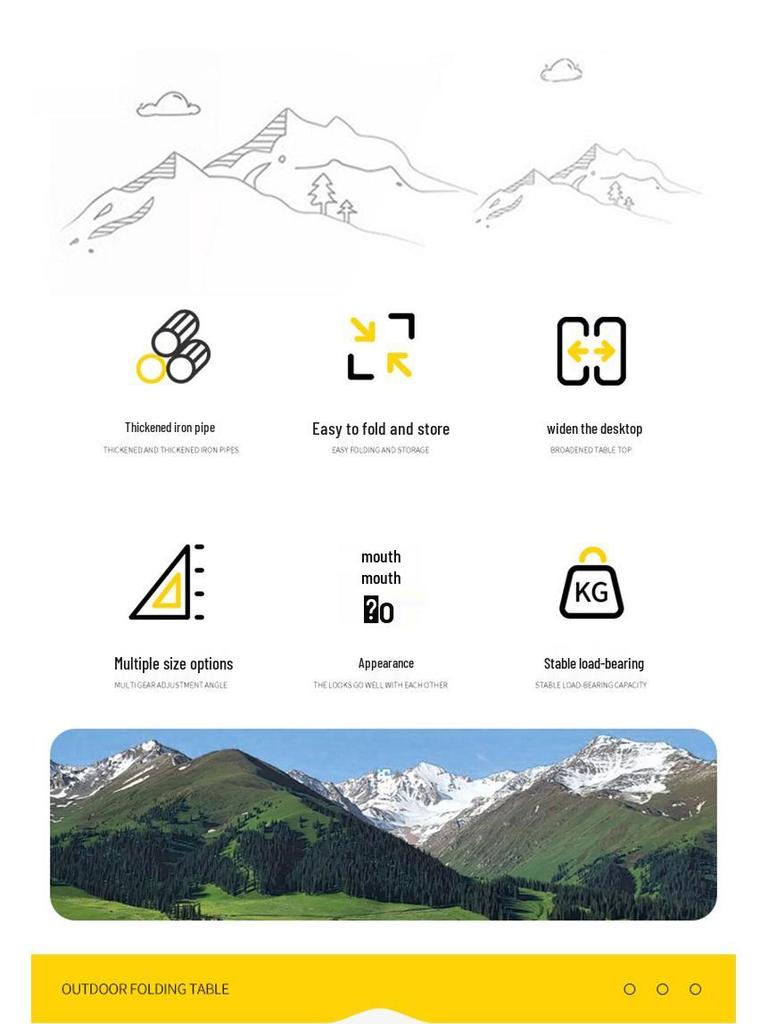 1.5m X-Type Folding Outdoor Table & Chair Set for Picnic, Camping, BBQ - Carbon Steel